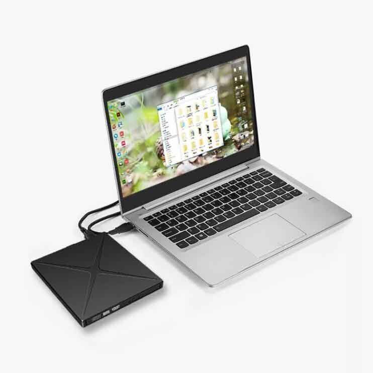 Väline kaasaskantav DVD-CD RW-draiv USB-C USB 3.0 HUB Zenwire 4in1 SD-kaardi lugeja цена и информация | Optilised seadmed | kaup24.ee