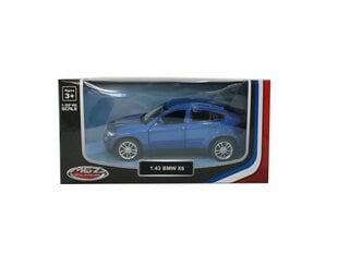 Автомобиль MSZ BMW X6, 1:43 цена и информация | Игрушки для мальчиков | kaup24.ee