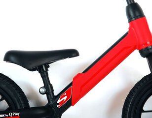 QPlay jooksuratas LED tuledega, punane цена и информация | Балансировочные велосипеды | kaup24.ee