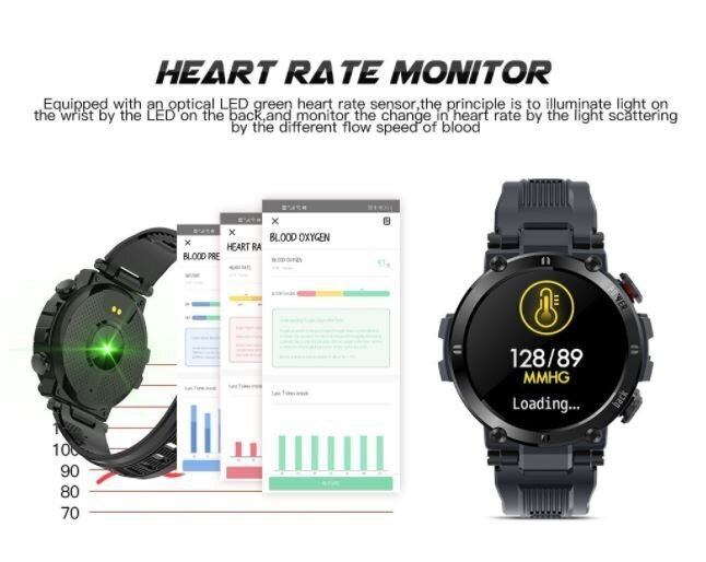 Senbono D13 Black цена и информация | Nutikellad (smartwatch) | kaup24.ee