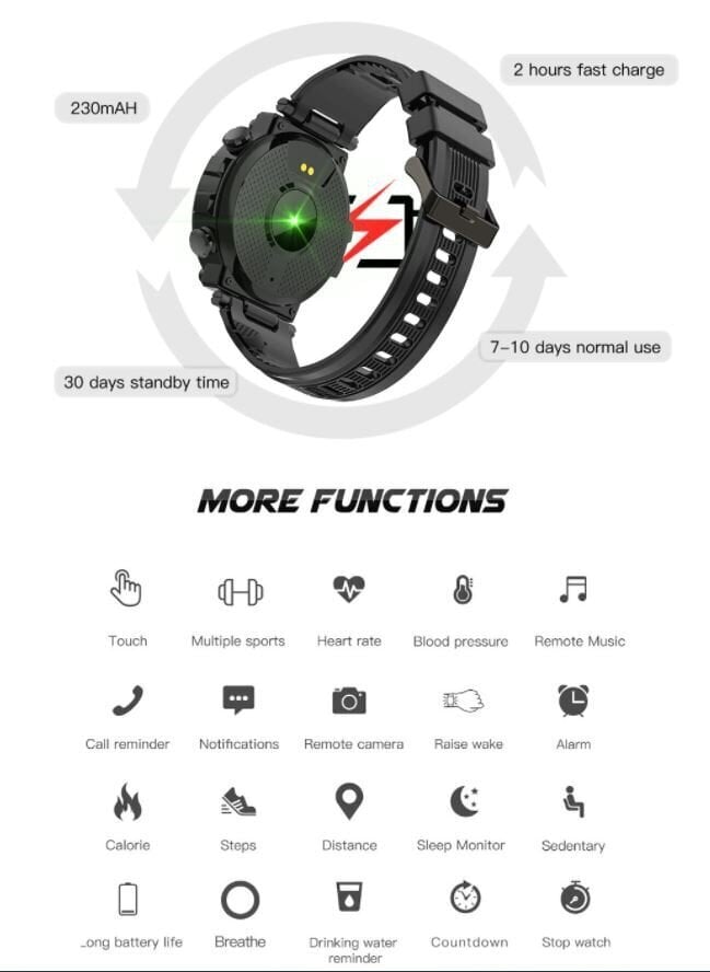 Senbono D13 Black цена и информация | Nutikellad (smartwatch) | kaup24.ee