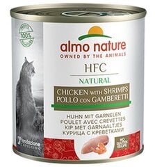 Konserv kassidele Almo Nature HFC Natural, kana krevettidega, 280g hind ja info | Konservid kassidele | kaup24.ee