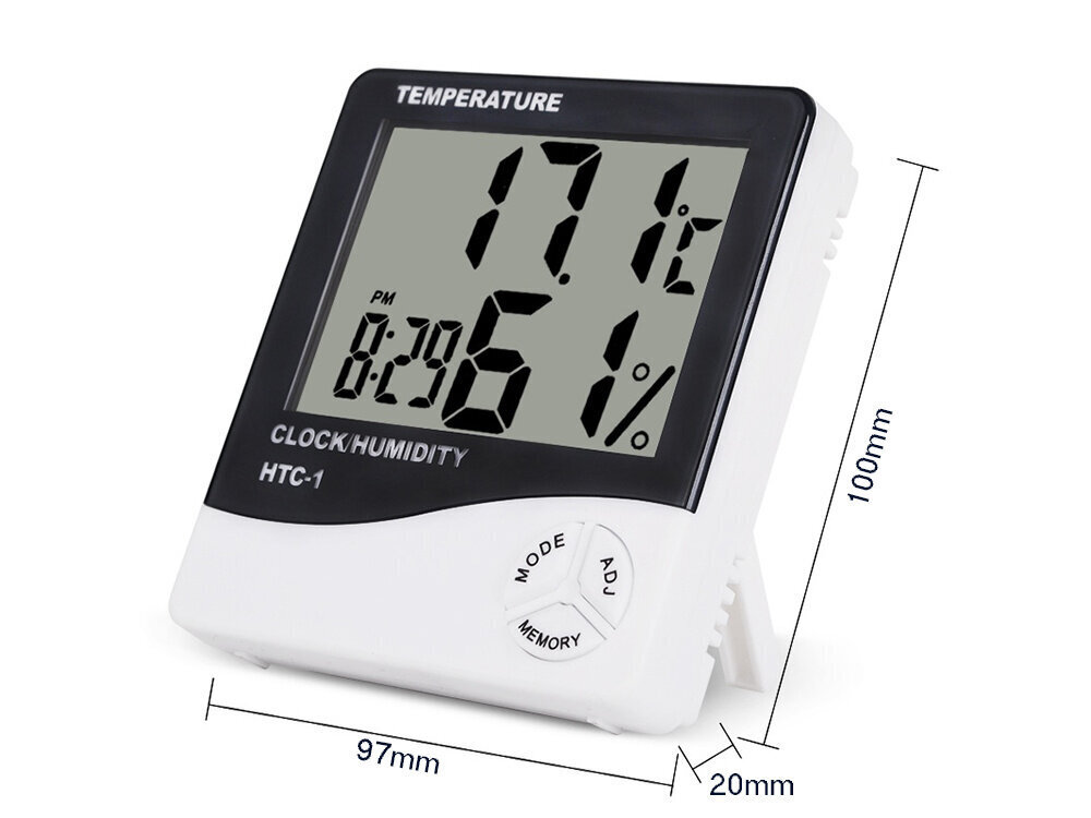 Elektrooniline LCD termomeeter hind ja info | Ilmajaamad, termomeetrid | kaup24.ee