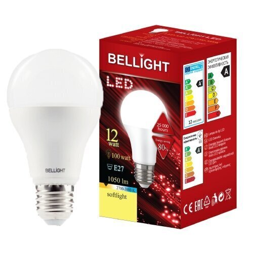 LED spuldze Bellight BELL002 E27 A60 12W 3000K 960LM цена и информация | Lambipirnid, lambid | kaup24.ee