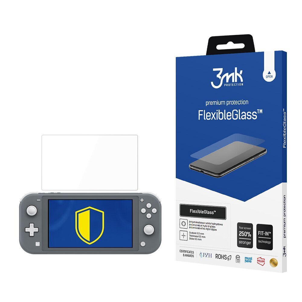 Nintendo Switch Lite 2019 - 3mk FlexibleGlass™ screen protector hind ja info | Ekraani kaitsekiled | kaup24.ee