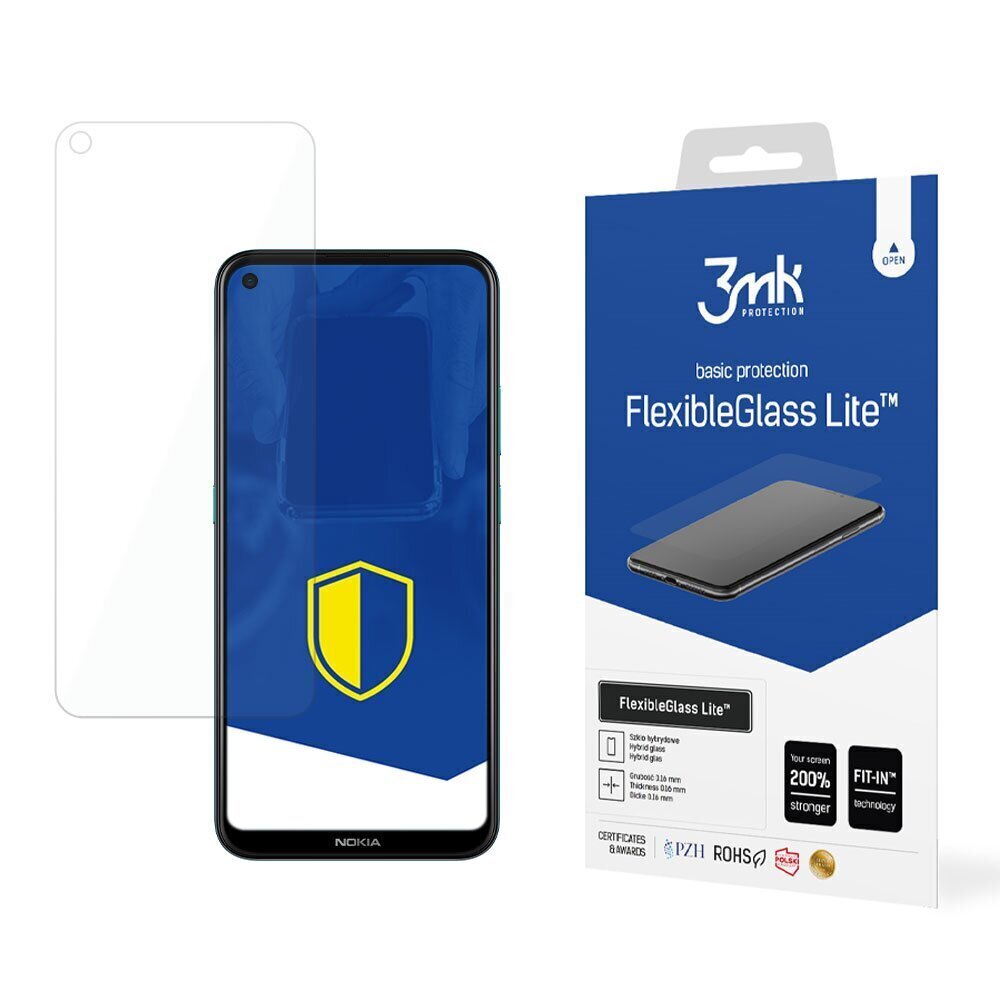 Nokia 3.4 - 3mk FlexibleGlass Lite™ screen protector hind ja info | Ekraani kaitsekiled | kaup24.ee