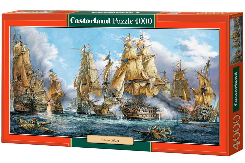 Pusle Castorland Naval Battle, 4000-osaline hind ja info | Pusled | kaup24.ee