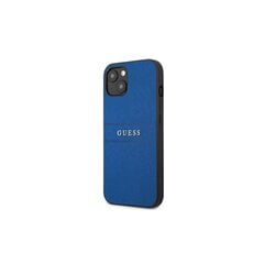 Чехол Guess case for iPhone 13 Mini 5,4'' GUHCP13SPSASBBL blue Saffiano Strap цена и информация | Чехлы для телефонов | kaup24.ee