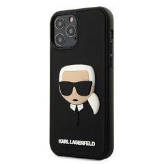 Karl Lagerfeld case for Samsung Galaxy S21 KLHCS21SKH3DBK black hard case 3D Rubber Karl`s Head hind ja info | Telefoni kaaned, ümbrised | kaup24.ee