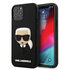 Karl Lagerfeld case for Samsung Galaxy S21 KLHCS21SKH3DBK black hard case 3D Rubber Karl`s Head hind ja info | Telefoni kaaned, ümbrised | kaup24.ee