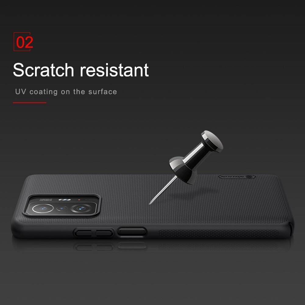 Nillkin Super Frosted Back Cover for Xiaomi 11T/11T Pro Black hind ja info | Telefoni kaaned, ümbrised | kaup24.ee