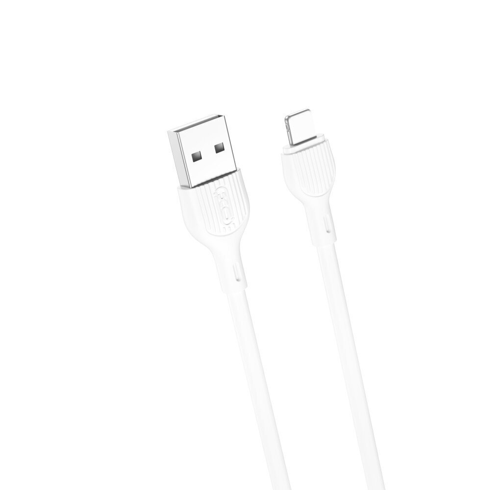 XO cable NB200 USB - Lightning 1,0m 2.4A white hind ja info | Mobiiltelefonide kaablid | kaup24.ee