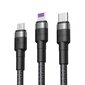 XO cable NB-Q191 3w1 USB - Lightning + USB-C + microUSB 1,2 m 40W black hind ja info | Mobiiltelefonide kaablid | kaup24.ee