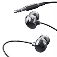 XO Wired earphones EP53 jack 3,5mm black цена и информация | Наушники | kaup24.ee
