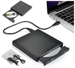 Välisketas CD-R / DVD-RW / Rom Usb-Salvestaja 3 hind ja info | Optilised seadmed | kaup24.ee