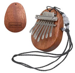 Mini Kalimba puidust, mahagon Kalimbka Zenwire K04 цена и информация | Ударные инструменты | kaup24.ee