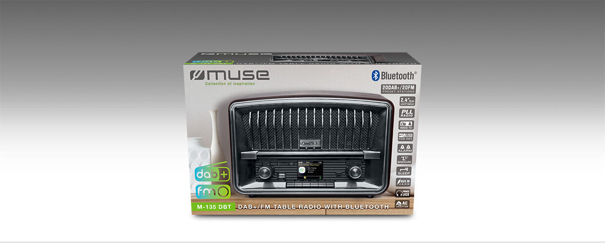 Muse DAB+/FM M-135 DBT hind ja info | Raadiod ja äratuskellad | kaup24.ee