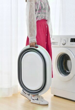 Silikoonist kokkupandav pesukorv hind ja info | Puhastustarvikud | kaup24.ee
