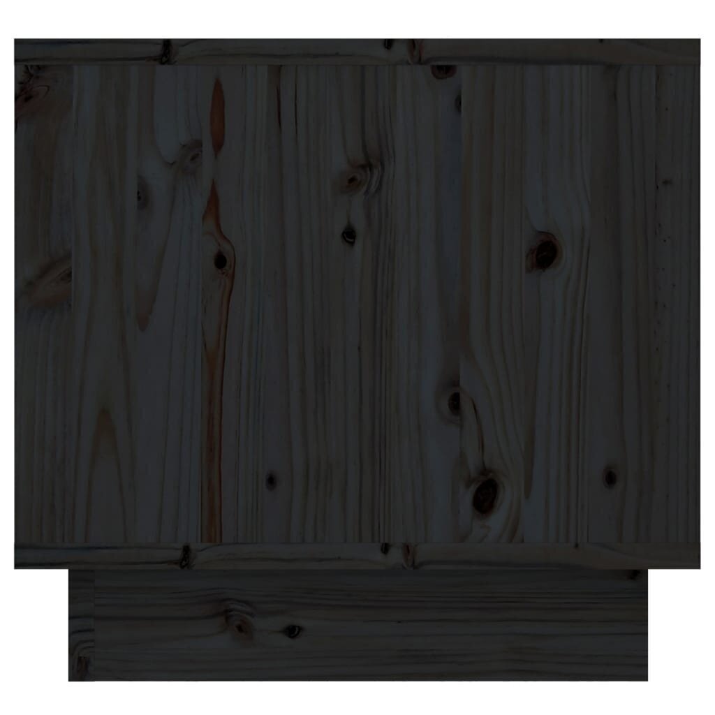 vidaXL öökapp, must, 35x34x32 cm, männipuit hind ja info | Öökapid | kaup24.ee