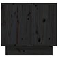 vidaXL öökapp, must, 35x34x32 cm, männipuit hind ja info | Öökapid | kaup24.ee