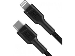Green Cell KABGC07 USB-C - Lightning (ST-ST), 1 м цена и информация | Кабели для телефонов | kaup24.ee