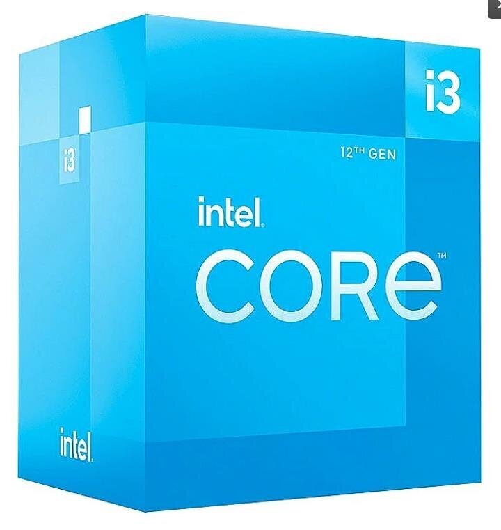 CPU|INTEL|Desktop|Core i3|i3-12100|Alder Lake|3300 MHz|Cores 4|12MB|Socket LGA1700|60 Watts|GPU UHD 730|BOX|BX8071512100SRL62 цена и информация | Protsessorid (CPU) | kaup24.ee