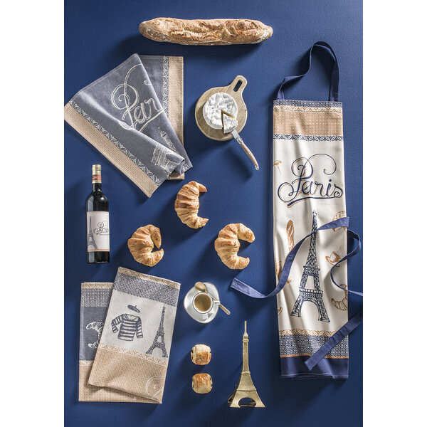 Coucke Köögirätik-Lutèce- Pariisi sümbolid-100% puuvill, 50 x 75cm hind ja info | Köögirätikud, pajakindad, põlled | kaup24.ee