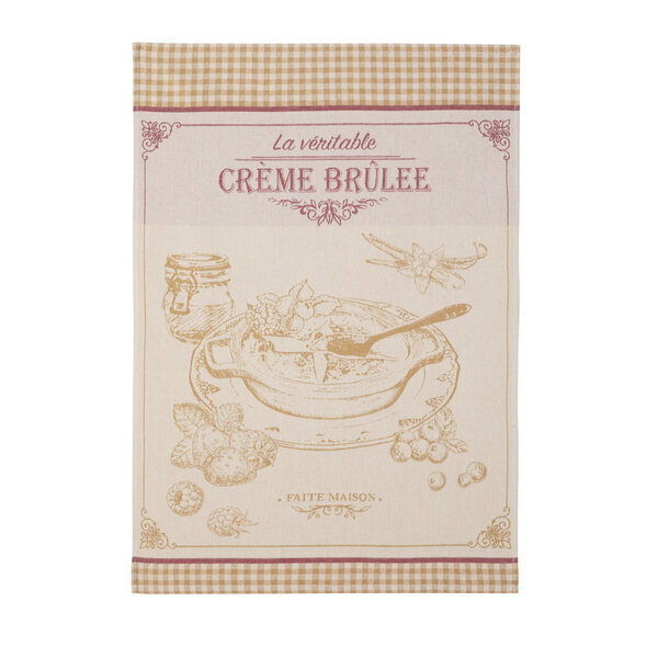 Coucke Köögirätik-Crème Brûlée-100% puuvill, 50 x 75cm hind ja info | Köögirätikud, pajakindad, põlled | kaup24.ee