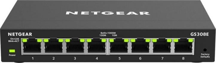 NETGEAR GS308E-100PES hind ja info | Lülitid (Switch) | kaup24.ee