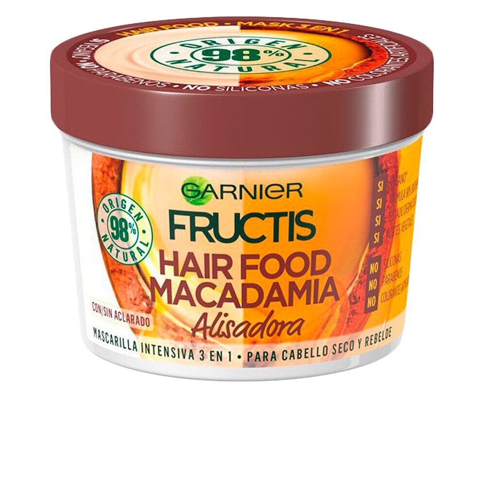 Toitev juuksemask Alisadora Hair Food Macadamia Fructis, 390 ml цена и информация | Maskid, õlid, seerumid | kaup24.ee