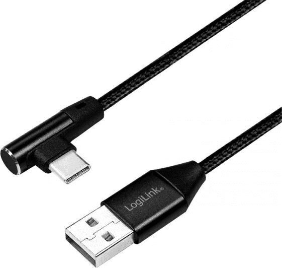 Kaabel LogiLink USB-A - USB-C, 0.3m CU0137 цена и информация | Mobiiltelefonide kaablid | kaup24.ee