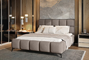 Кровать NORE Mist, 160x200 см, бежевая цена и информация | Кровати | kaup24.ee