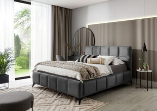 Кровать NORE Mist, 140x200 см, серая цена и информация | Кровати | kaup24.ee