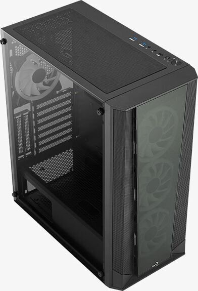 Aerocool Prism G-BK-V3 ARGB цена и информация | Arvutikorpused | kaup24.ee