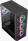 Aerocool Prism G-BK-V3 ARGB цена и информация | Arvutikorpused | kaup24.ee