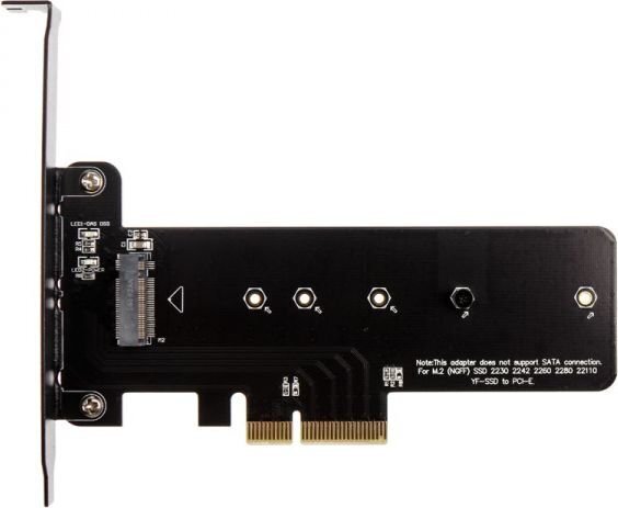 Akasa Adapter M.2, PCIe (AK-PCCM2P-01) hind ja info | Komponentide tarvikud | kaup24.ee