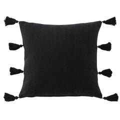 Декоративная подушка Tasselina Black цена и информация | Декоративные подушки и наволочки | kaup24.ee
