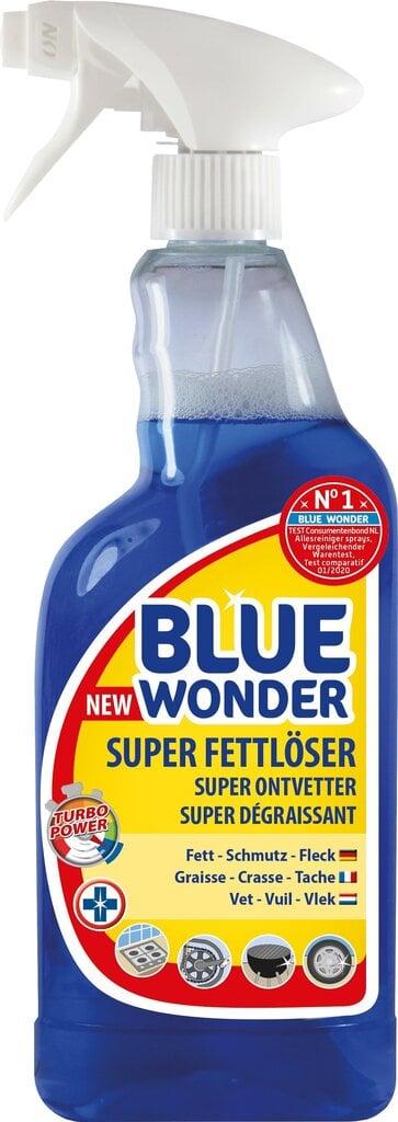 Blue Wonder tugev rasvaeemaldusvahend (750 ml) hind ja info | Puhastusvahendid | kaup24.ee