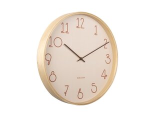 Настенные часы - светлые, бежево-коричневые цена и информация | Часы | kaup24.ee