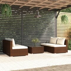 Набор садовой мебели VidaXL, коричневый цена и информация | Комплекты уличной мебели | kaup24.ee
