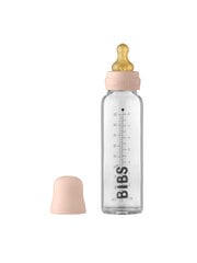 Klaasist lutipudel Bibs, 225 ml, (Põsepuna), 0+ kuud цена и информация | Бутылочки и аксессуары | kaup24.ee