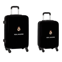 Käsipagasi kohver Real Madrid C.F. 2 tk, valge / türkiis 20''/24'' hind ja info | Kohvrid, reisikotid | kaup24.ee