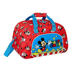 Spordikott Mickey Mouse Clubhouse Happy Smiles, punane / sinine (40 x 24 x 23 cm) hind ja info | Spordikotid, seljakotid | kaup24.ee