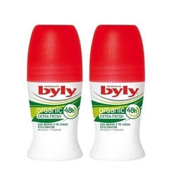 Rulldeodorant Organic Extra Fresh Activo Byly, 2 tk. цена и информация | Дезодоранты | kaup24.ee