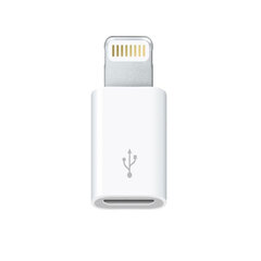 Micro-USB Adapter 3GO A200 Lightning, valge hind ja info | USB jagajad, adapterid | kaup24.ee