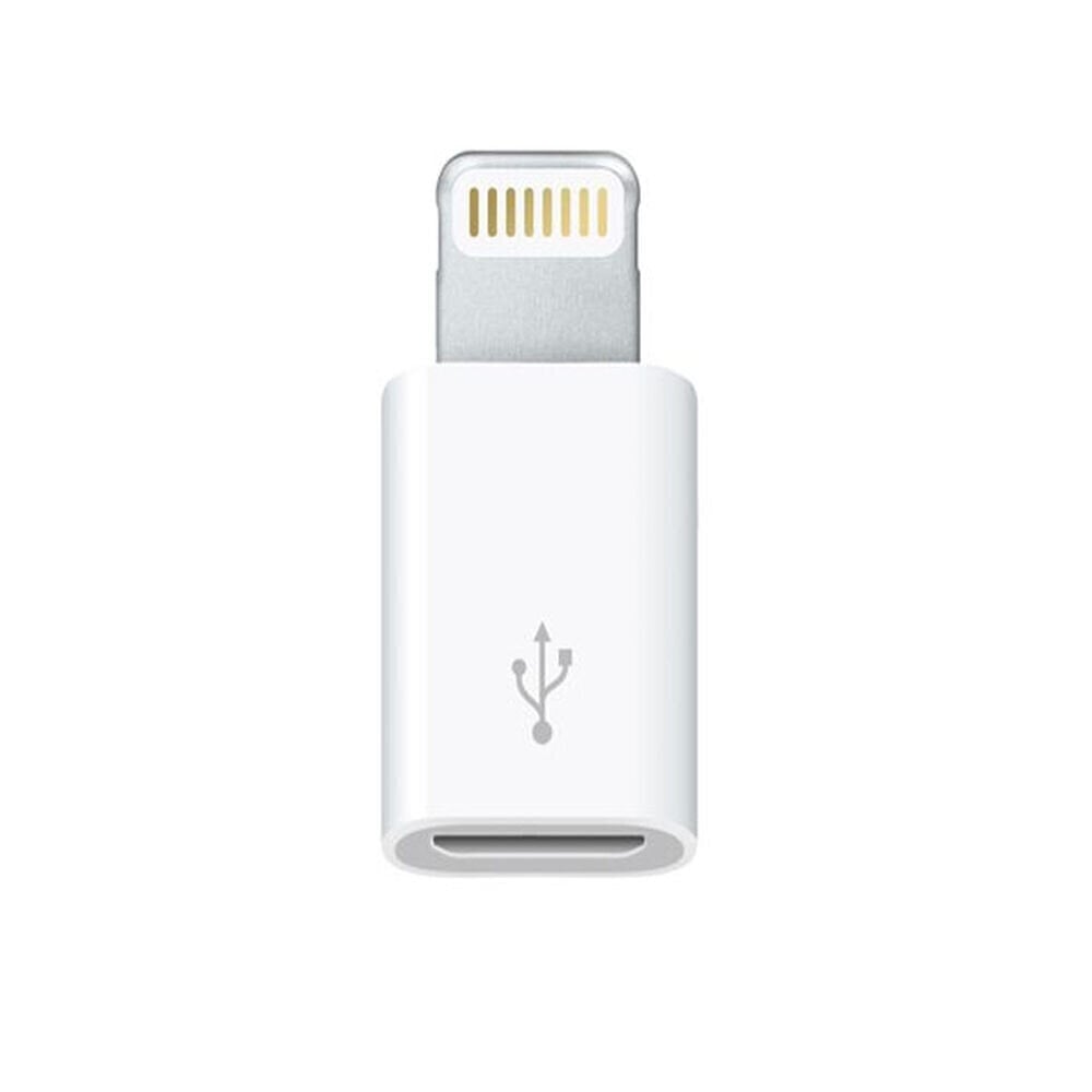 Micro-USB Adapter 3GO A200 Lightning, valge цена и информация | USB jagajad, adapterid | kaup24.ee