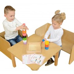 Развивающая игрушка Masterkidz 9 чашек и блок цена и информация | Развивающие игрушки и игры | kaup24.ee