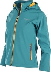 Hitec куртка IKER, бирюзовый/желтый цена и информация | Куртки, пальто для девочек | kaup24.ee