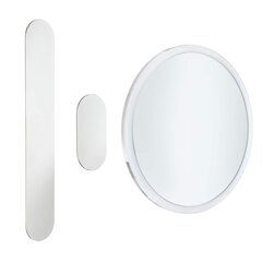 Magnetiline peegel koos LED-iga Deante Round ADR_0821, Chrome hind ja info | Vannitoa sisustuselemendid ja aksessuaarid | kaup24.ee