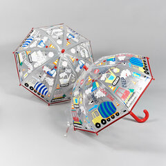 Меняющий цвет зонт "Construction", Floss&Rock цена и информация | Аксессуары для детей | kaup24.ee